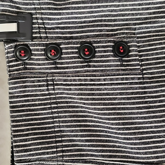 Larry Levine Sport Cotton Striped Sailor Capri Sz. 4P Coastal Grandmother - Picture 2 of 4